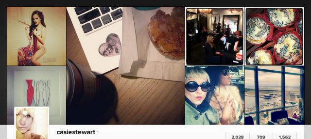 casie stewart instagram profile