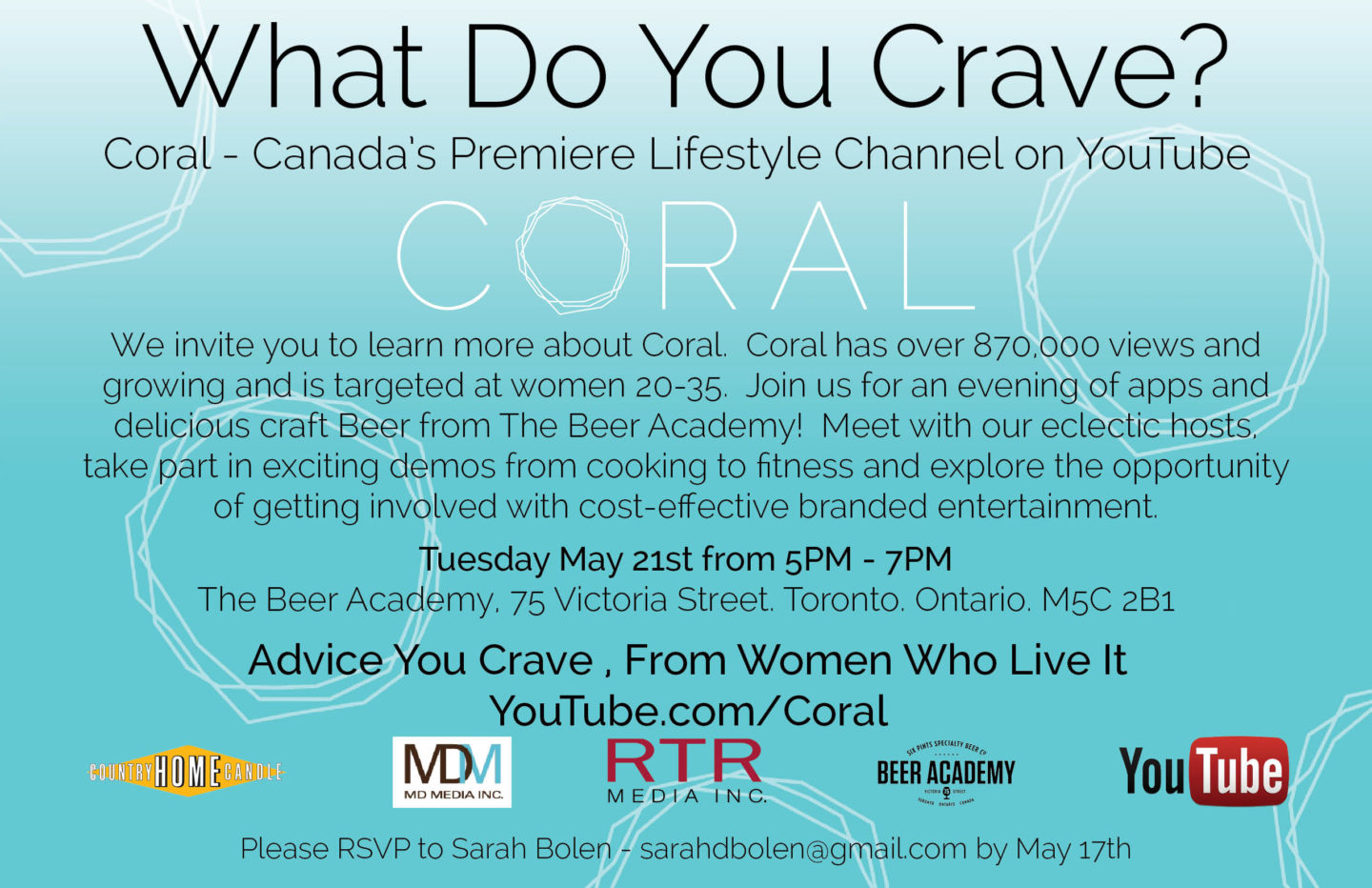 What Do You Crave? @CoralTV Event at Beer Academy