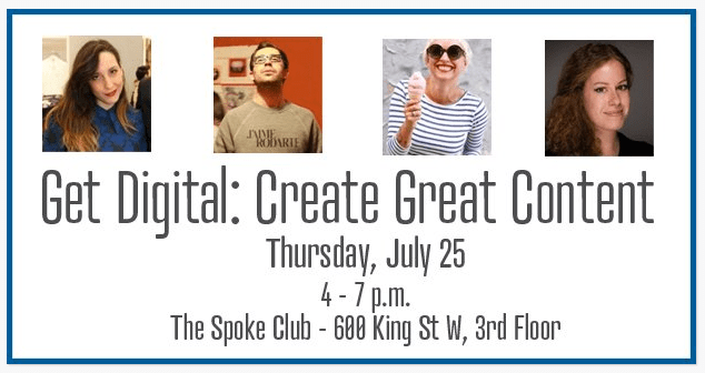 Agility presents ‘Get Digital: Create Great Content’ at The Spoke Club