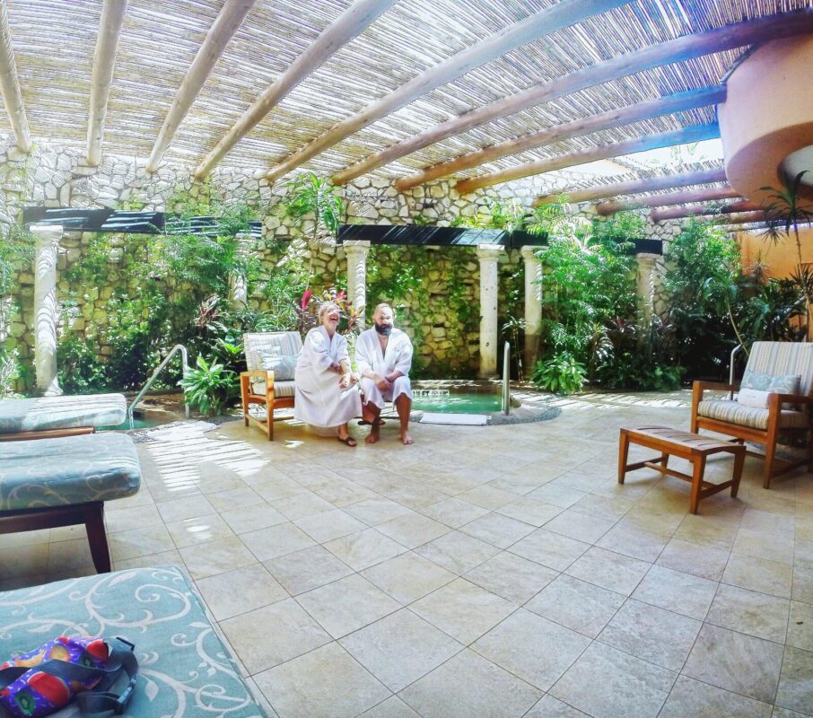 Spa visit on a recent trip to Cabo, Mexico