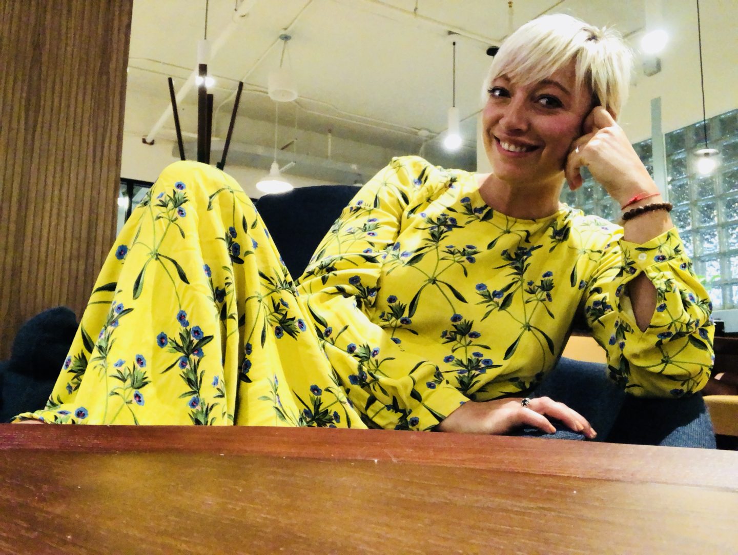 casie stewart, wework, raymitheminx, toronto, yellow dress, influencer, blogger