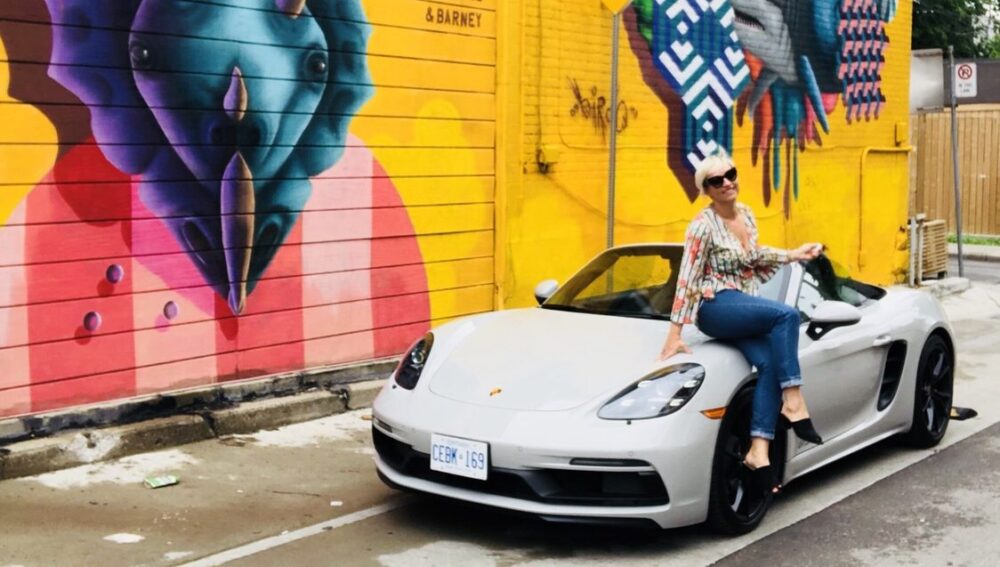 casie stewart, porsche canada, porsche, boxster, toronto, influencer, blogger,