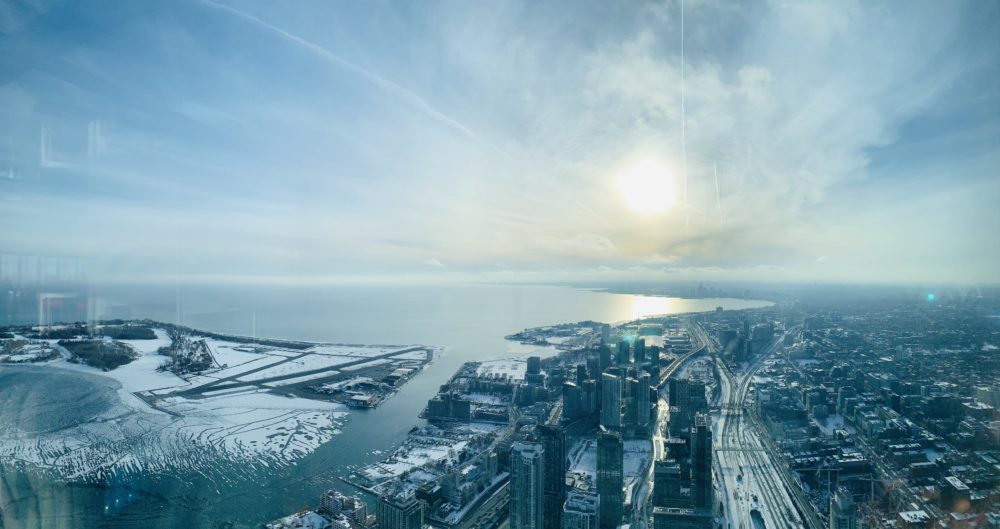 Toronto downtown from the CN Tower. Casie Stewart, This is My Life, travel blogger