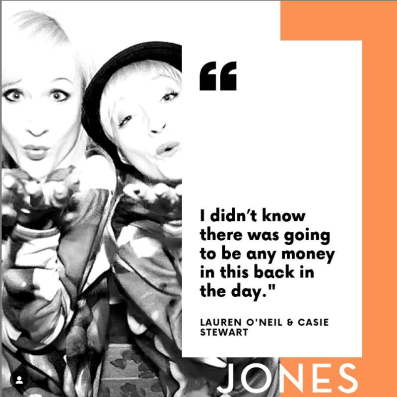 Casie Stewart & Lauren O'Nizzle on 'Keeping Up with the Joneses' Podcast with Jones Media. 